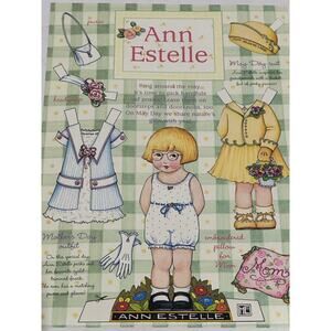Mary Engelbreit Ann Estelle Paper Doll Mother's Day May Day 8x11 ~260401-WH 1059